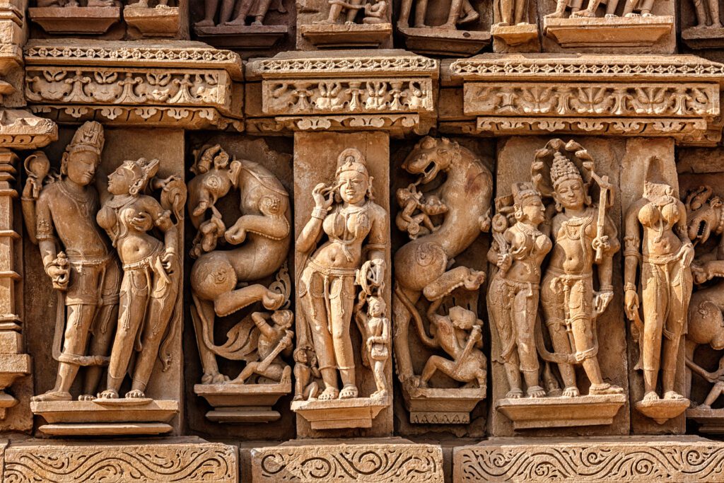 sculptures adinath jain temple khajuraho scaled