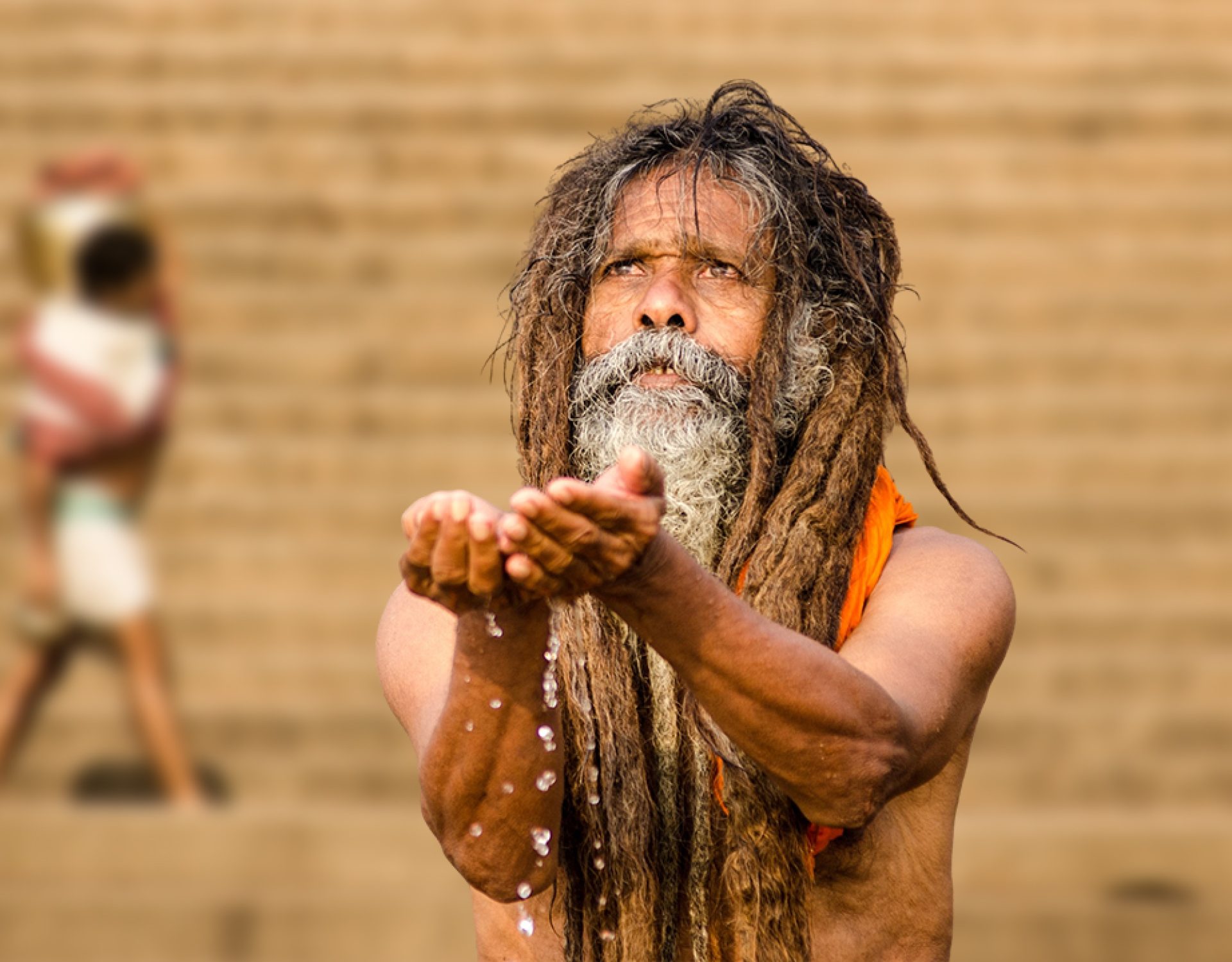 Sadhu Praying